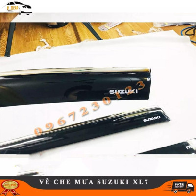 Vè Che Mưa Ô Tô SUZUKI XL7 Ertiga Chỉ Inox 