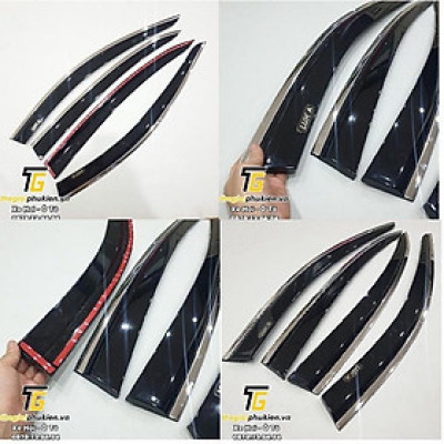 Bộ vè che mưa Vinfast Lux A2.0 viền Inox cao cấp