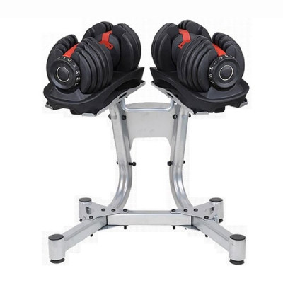 Bộ 2 tạ tay điều chỉnh 552 từ 5 - 52.5 Lbs (tương đương 2.27 - 24Kg) kèm khay đựng nhỏ gọn tiện lợi T THIEN TRUONG SPORT