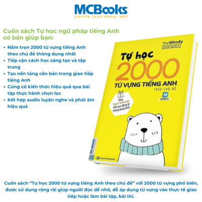 Sách - Tự Học 2000 Từ Vựng Tiếng Anh Theo Chủ Đề - MCBooks