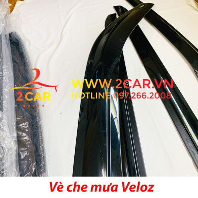 Vè che mưa xe Toyota Veloz Cross 2022, 2023 Nhựa đen dày cao cấp