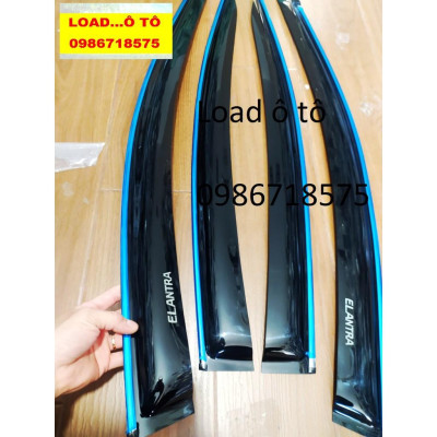 Vè Che Mưa Xe Huyndai Elantra 2022-2016 Mẫu Chỉ Inox Cao Cấp