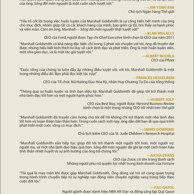 SỐNG ĐỜI MÃN NGUYỆN (The Earned Life) - Marshall Goldsmith và Mark Reiter - Nguyễn Lê Chi Lan dịch - (bìa mềm)