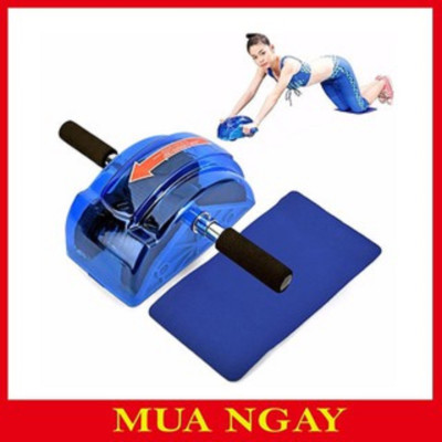 Con Lăn Tập Bụng AB Tình Yêu(Bảo hành 12 Tháng)- Màu Xanh Vỏ Vàng Có Trợ Lực Khi Tập