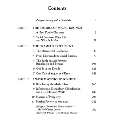 Creating a World Without Poverty