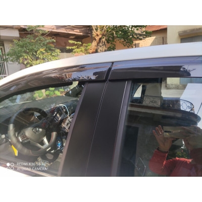 Vè che mưa xe Honda City 2015 - 2020, 2021, 2022 nhựa đen cao cấp - Giá 1 bộ