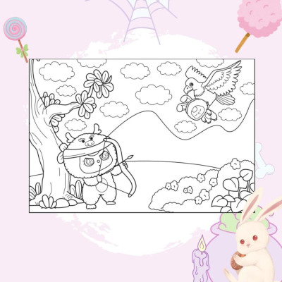 Sách - Bộ Sách Tô Màu Baby Three Ở Thế Giới Cổ Tích + Baby Three 12 Con Giáp Ở Vương Quốc Ngọt Ngào (Bộ 2 Cuốn) - Tặng Kèm Sách Trang Điểm Thần Tượng Âm Nhạc Hàn Quốc Ngẫu Nhiên