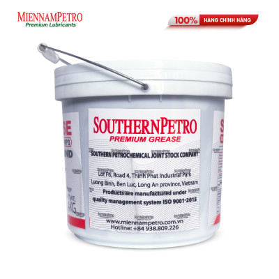 Mỡ Bôi Trơn MiennamPetro Sinogrease Lithium MP3 4KG Đa Dụng Bảo Vệ ​Xe Ô Tô Công Nghiệp Cao Cấp