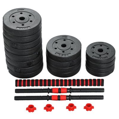 BG BỘ TẠ 30KG Tạ Tập Tay Đa Năng Điều Chỉnh 2 in 1 Kết Hợp Tạ Đẩy ( hàng nhập khẩu)