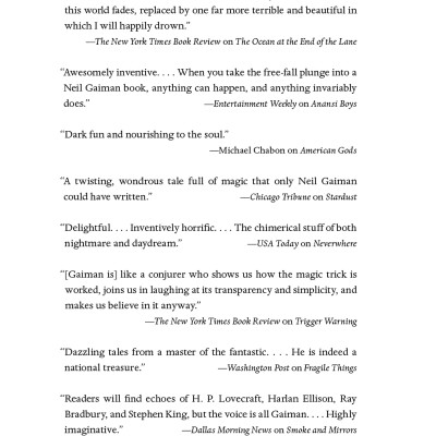 The Neil Gaiman Reader: Selected Fiction