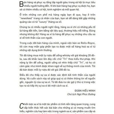 The Luxury Strategy: Chiến Lược Xa Xỉ - Phá Vỡ Quy Luật Tiếp Thị Để Xây Dựng Thương Hiệu Xa Xỉ _AL
