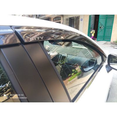 Vè che mưa xe Honda City 2015 - 2020, 2021, 2022 nhựa đen cao cấp - Giá 1 bộ