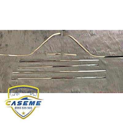 Nẹp Chân Kính Inox Xe Suzuki XL7, XL-7 2020 2021 6 chi tiết