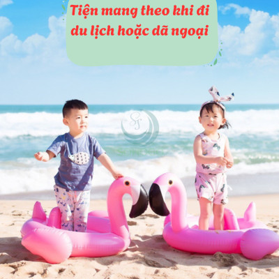 Phao Bơi Hồng Hạc Dễ Thương Cho Bé- Phao Hình Chim Hồng Hạc Đáng Yêu- Phao Bơi Trẻ Em Hình Thú Hồng Hạc- Phao Hồng Hạc Bảo Vệ An Toàn Cho Bé- Phao Ngồi Hồng Hạc Cao Cấp Cho Bé- Phao Bơi Em Bé Chống Lật Hồng Hạc