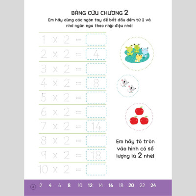 Sách Viết Xóa Thông Minh - Bảng Cửu Chương Và Phép Cộng