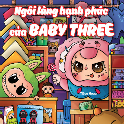 Sách -Tô Màu - Ngôi làng hạnh phúc của Baby Three (VT)