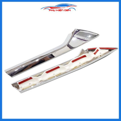 Ốp trang trí mặt ca lăng, calang Corolla Cross 2020-2021-2022 mạ Crom trang trí làm đẹp xe