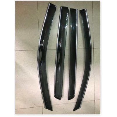 Bộ vè mưa chỉ mạ dành cho xe Ford Ranger 2013-2016