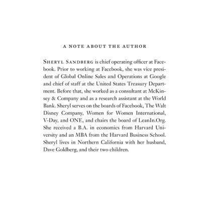 Lean In for Graduates