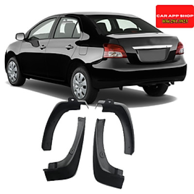 Chắn Bùn Xe Vios 2008 - 2022 Chất Liệu Nhựa Dẻo Siêu Bền Tặng Kèm Thêm Ốc Vít