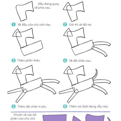 Sách - Vẽ Động Vật Bằng Khuôn Hình Sáng Tạo