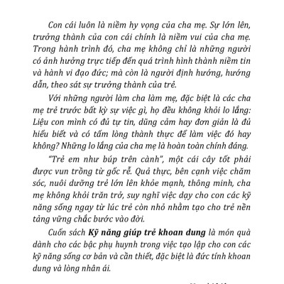 Kỹ Năng Giúp Trẻ Khoan Dung