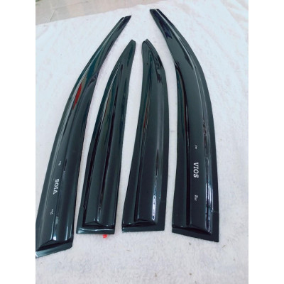 Bộ vè che mưa đen dành cho xe Vios 2019 2020 2021 hàng THÁI LAN bản TO và DÀY, có hình ảnh và vi deo thật của sản phẩm