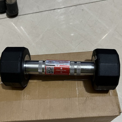 Tạ tay bọc cao su Iron Grip 15KG 1 quả T THIEN TRUONG SPORT 