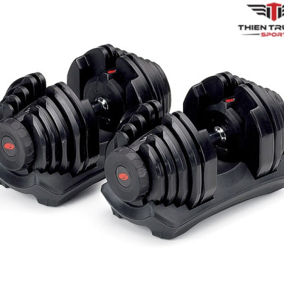 Bộ 2 tạ tay điều chỉnh 1090 từ 4.5kg- 40.8kg kèm khay đựng tiện lợi T THIEN TRUONG SPORT