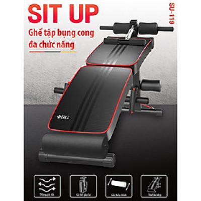 Ghế tập bụng cong muse, Ghế tập gym đa năng, Ghế Tập cơ Bụng, Máy tập bụng, Ghế tập lực , máy gập cơ bụng (hàng nhập khẩu)