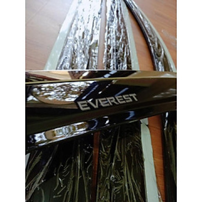 Vè che mưa xe Everest 2016-2022 chỉ inox cao cấp