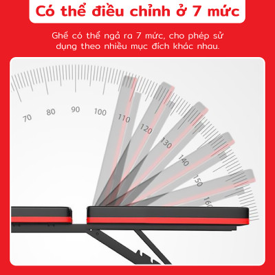 BG Ghế tập thể dục đa năng,SU- 222 - 220 - 218 Hỗ trợ tập các bài tập tạ,cơ bụng,cơ tay gấp gọn,Chất liệu khung thép và đệm xốp bọc da PU (hàng nhập khẩu)