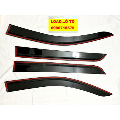 Vè Che Mưa Đen Xe Ford Everest 2023-24 Mẫu Mới Màu Đen Cao Cấp Chữ Everest