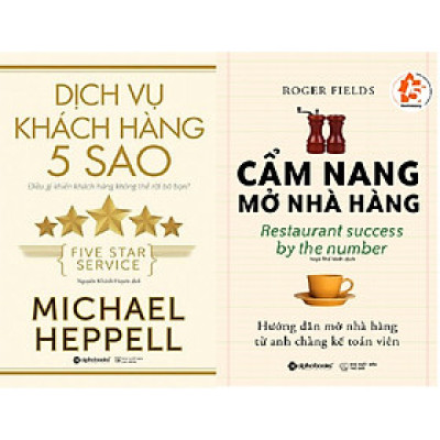 Combo Sách Cẩm Nang Mở Nhà Hàng + Dịch Vụ Khách Hàng 5 Sao