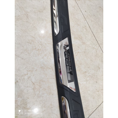 Chống trầy cốp ngoài xe Toyota corolla Cross 2020 2021 2022 2023 , nhựa đen 3D cao cấp