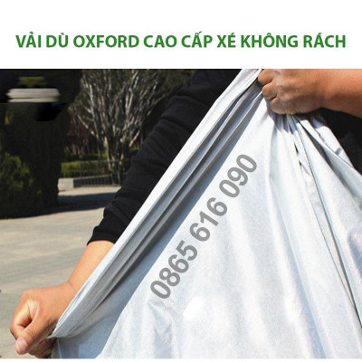 Bạt trùm xe ô tô KIA RIO vải dù oxford cao cấp áo trùm che phủ xe hơi, bạc phủ xe ô tô chống nóng,mưa,bụi