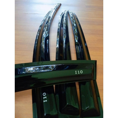 Vè Che Mưa Xe Hyundai i10 2014 - 2020, Bản Sedan - Hatchback nhựa đen