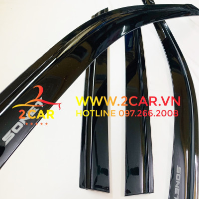Vè che mưa xe KIA SONET 2021- 2022 nhựa đen dày cao cấp