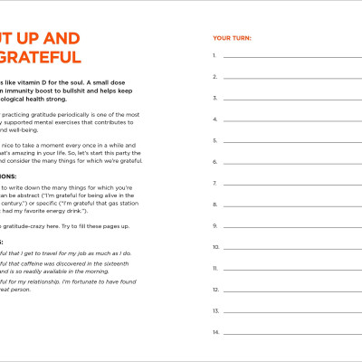 The Subtle Art Of Not Giving A F*ck Journal