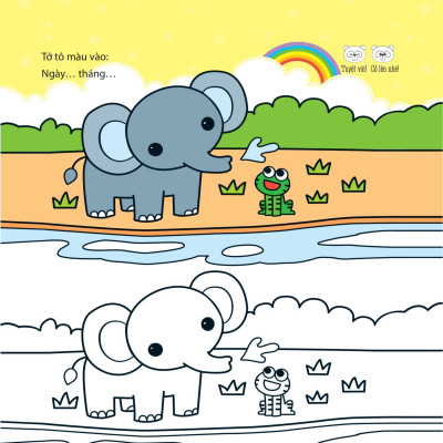 Bé Tập Tô Màu - Từ Cơ Bản Đến Nâng Cao - Thế Giới Muôn Màu 2