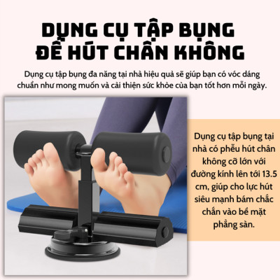 Dụng Cụ Tập Bụng Có Đế Hút Chân Không Chắc Chắn - Hàng Cao Cấp Chính Hãng Amalife (Unisex Giao màu ngẫu nhiên)