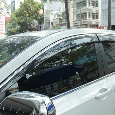 Bộ vè che mưa dành cho xe Honda CR-V, CRV 2018-2019 chỉ mạ Crom cao cấp