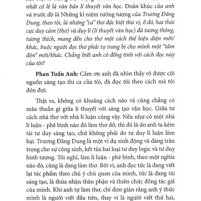 Song Hành Và Đối Thoại