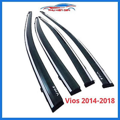 Vè mưa Vios 2014-2015-2016-2017-2018 vè chỉ mạ gương che mưa bảo vệ xe