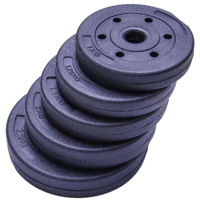 Bộ tạ miếng nhựa đen PVC 10KG đa năng thiết kế mới nhất Cao Cấp 