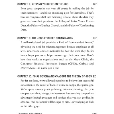 Competing Against Luck: The Story of Innovation and Customer Choice