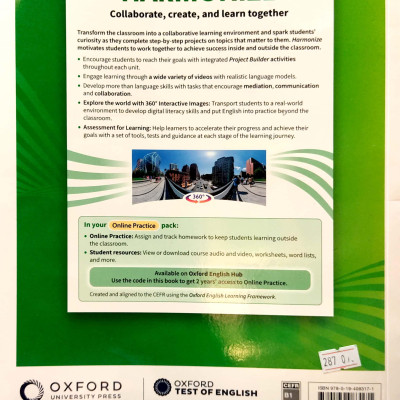 Harmonize Starter Student Book With Online Practice A1 Level