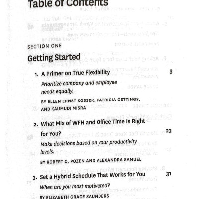 HBR Guide To Managing Flexible Work (HBR Guide Series)