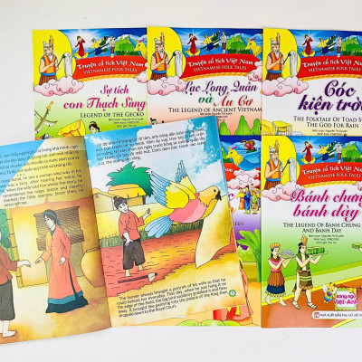 Sách - Combo 23 cuốn Truyện cổ tích Việt Nam - Song ngữ Việt Anh - ndbooks