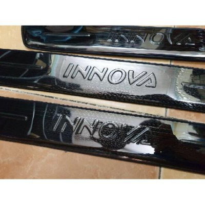 Ốp bậc chân chống xước cửa xe dành cho Toyota Innova 2017, 2019, 2020 Titan